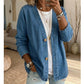 🧥 60% OFF NOW! ✨ Women's Classic Button Front Denim Jacket – V-Neck, Breathable Fabric & Relaxed Fit 💙