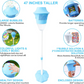 ⏰Last Day Hot Sale!!⌛✨🔥 Bubble machine for kid's parties or weddings - adjustable height stand