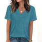 Women's V-Neck Short Sleeve Casual T-Shirt