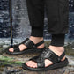 Dual-use Hollow Breathable Men’s Cowhide Sandals