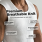 Men's Ribbed Knit Slim Fit Tank Top