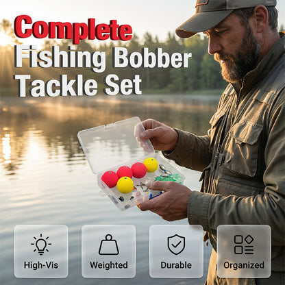 🎣 50% OFF NOW! 🪝 Ready Rig Kit – Float Included, Split Shot Lead & Tie & Fish 🎯