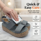 👡 50% OFF NOW! ☁️ Women's Lightweight Casual Platform Sandals – Cushioned sole, non-slip & easy to walk in – perfect for summer days, beach trips or city strolls 🌊
