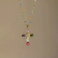 ⏳Time-Limited Special⏰Colorful Rhinestone Cross Pendant Necklaces