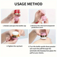 Portable Powder Blush with Puff Applicator