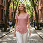 🌸Breathable Soft Comfort🌿Women's Casual V-Neck Short Sleeve T-Shirt✨