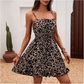 👗Ruffle Romance🎀Tie-Front Smocked Spaghetti Strap Dress