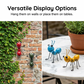 Colorful Metal Ant Garden Statue