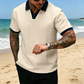 Men's Casual Textured Short-Sleeve Top