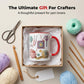 Crochet & Knitting Themed Ceramic Coffee Mug