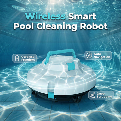 Intelligent Wireless Pool Robot with Powerful Suction