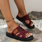 📢📢50% OFF !! ⏰Women’s Stylish Crossband Slide Sandals