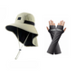UPF 50+ Wide Brim Sun Hat with Neck Flap