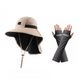 UPF 50+ Wide Brim Sun Hat with Neck Flap