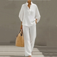 Women's Waffle Knit Two-Piece Lounge Set