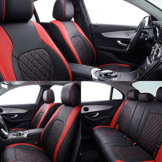 🎉 2026 Sale — Over 24,000 Sold!💞 9-Piece Leather Car Seat Cover Set – Luxury & Protection 🚗