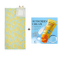 2-in-1 Convertible Beach Towel & Drawstring Backpack