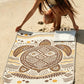 2-in-1 Convertible Beach Towel & Drawstring Backpack