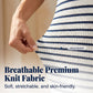 Women's Stylish Striped Collared Short-Sleeve Dress