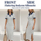 Women's Stylish Striped Collared Short-Sleeve Dress