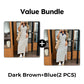 Women's Stylish Striped Collared Short-Sleeve Dress