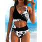 🏆LAST DAY SALE 50% OFF🔥Women's Floral Print High Waist Bikini Set