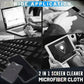 🔥Limited-time Buy 1 Get 1 Free offer🔥Portable Reusable 2 in 1 Screen Cleaner & Microfiber Cloth