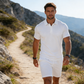 📢📢40% OFF !! ⏰Men's Summer 2-Piece Polo & Shorts Set