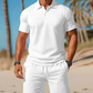 📢📢40% OFF !! ⏰Men's Summer 2-Piece Polo & Shorts Set