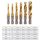 Thread Tap Drill Bits 6Pcs Set