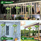 Solar Artificial Ivy Vine Light – Waterproof Hanging Plant for Garden, Balcony & Outdoor Decoration🌿☀️
