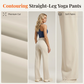 Figure-Flattering Straight-Leg Yoga Pants