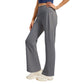 Figure-Flattering Straight-Leg Yoga Pants