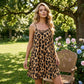 🔥While Supplies Last 40% OFF!🎉 Leopard Print Spaghetti Strap Mini Dress