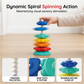 Educational Stacking Ring Toss Toy Set