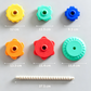 Educational Stacking Ring Toss Toy Set