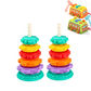 Educational Stacking Ring Toss Toy Set