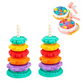 Educational Stacking Ring Toss Toy Set