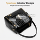 👜 Limited-time 50% off! Shiny crocodile-print handbag with gold hardware 💼