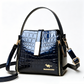👜 Limited-time 50% off! Shiny crocodile-print handbag with gold hardware 💼