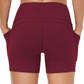 Women's High-Waist Tummy Control Yoga Shorts