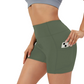 Women's High-Waist Tummy Control Yoga Shorts