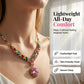 💎 40% OFF! ✨ Sparkling Heart Jewelry Set – Necklace & Earrings, Elegant, Lightweight 💖