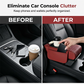 Car Armrest Storage Box with Cup Holder
