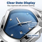 Men's Rhombus-Shaped Quartz Watch