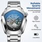 Men's Rhombus-Shaped Quartz Watch