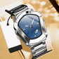 Men's Rhombus-Shaped Quartz Watch