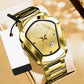 Men's Rhombus-Shaped Quartz Watch