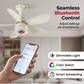 🥳2026 HOT SALE🥳💞50K+ SOLD!⏳✨3-in-1 Ceiling Fan with Light and Bluetooth Speaker