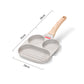 🍳50% OFF NOW! 3‑in‑1 Non‑Stick Breakfast Skillet‑Multi‑Compartment Divided Frying Pan, Even Heat Distribution Cookware Compatible with All Stovetops for Eggs, Pancakes & Morning Meals